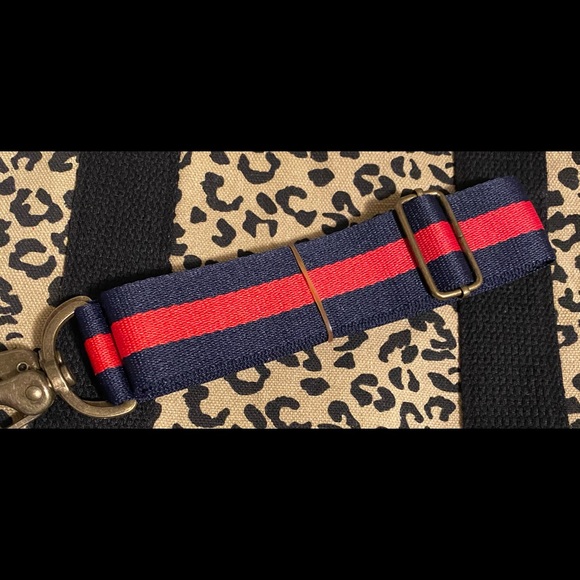 LEOPARD PRINT CANVAS TOTE BAG - Picture 3 of 4